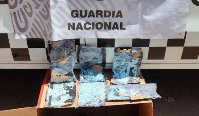 Sonora: incautan 10 mil pastillas de fentanilo en caja con montura de caballo