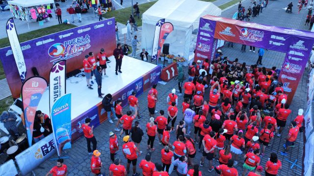 Corren en “Puebla te quiere libre” durante Día Naranja contra violencia