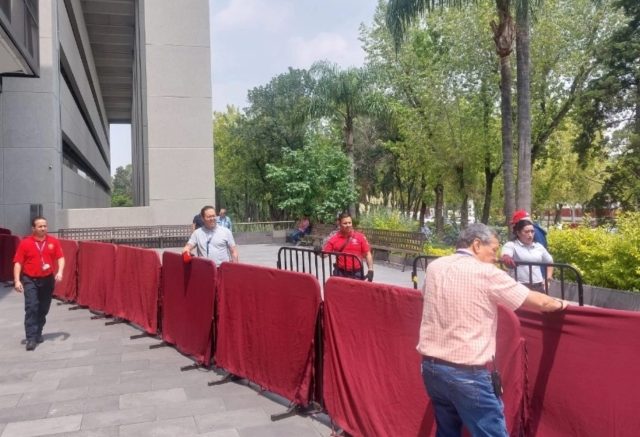 Equipo de Sheinbaum alista San Lázaro previo a toma de protesta