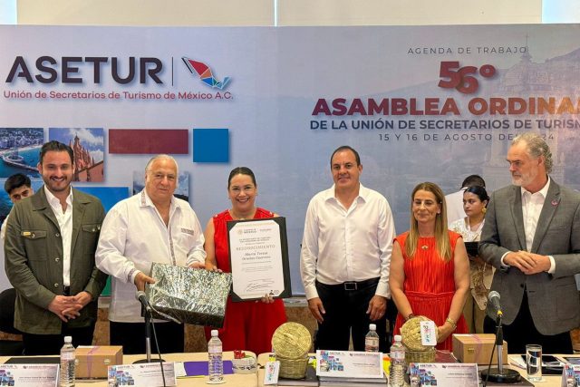 Sectur federal distingue a Turismo de Puebla por fortalecer el sector