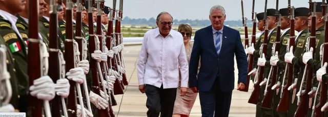 Díaz Canel llega a México