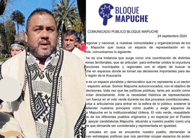 Bloque Mapuche busca representatividad en elecciones regionales en La Araucanía