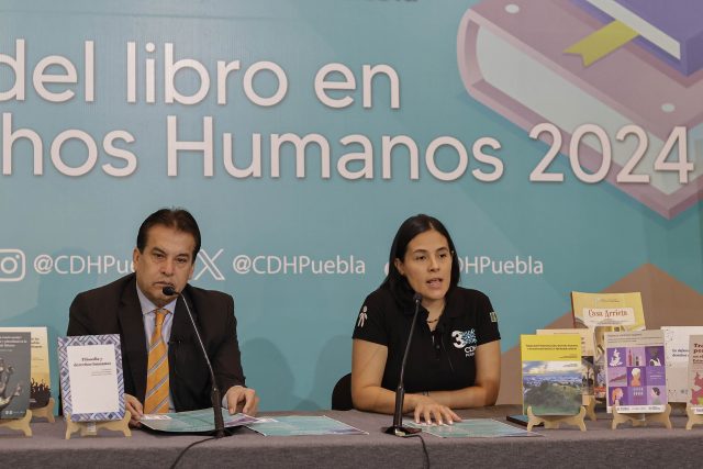 Puebla fomenta lectura con primera edición de la Feria del Libro en Derechos Humanos 2024