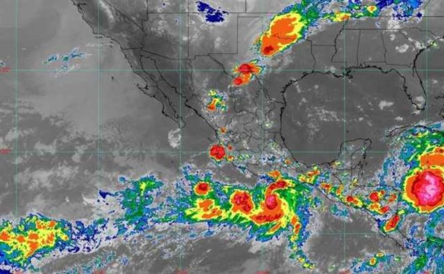 Depresión tropical Diez-E causará lluvias en casi todo el territorio mexicano