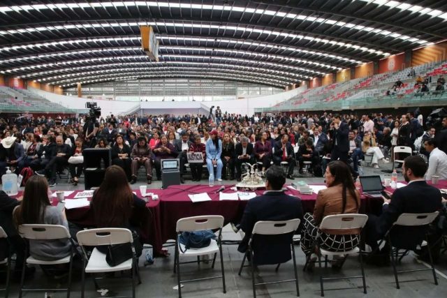 Claudia Sheinbaum aclama la aprobación en lo general de la reforma al Poder Judicial