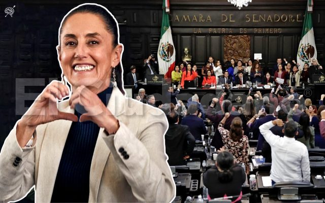 Sheinbaum felicita al Senado por aprobar la reforma judicial con amplia mayoría