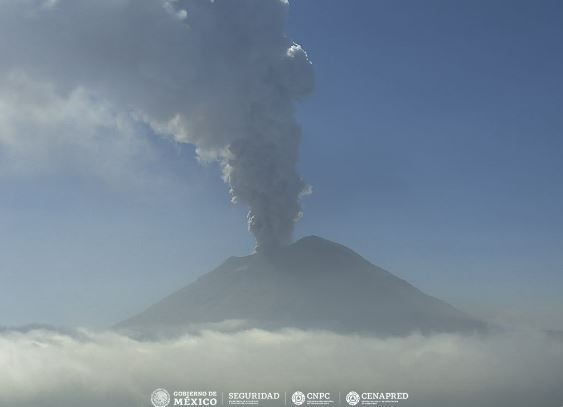 Descarta gobierno estatal de Puebla declarar contingencia por actividad reciente del Popocatépetl