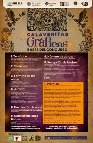 Convocan a concurso de Mini Estampa «Calaveritas Gráficas»