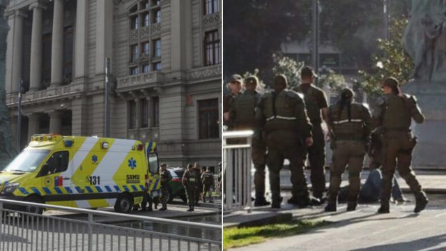 Hombre de 56 años intentó quemarse a lo bonzo a las afueras del Palacio de Tribunales