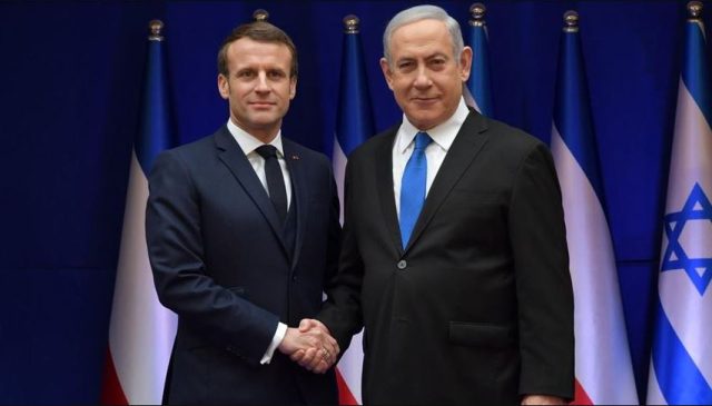 Macron Netanyahu