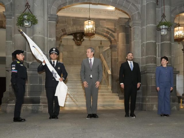 Se realiza cambio de mando de seguridad en el Ayuntamiento de Puebla; inicia la administración municipal 2024-2027