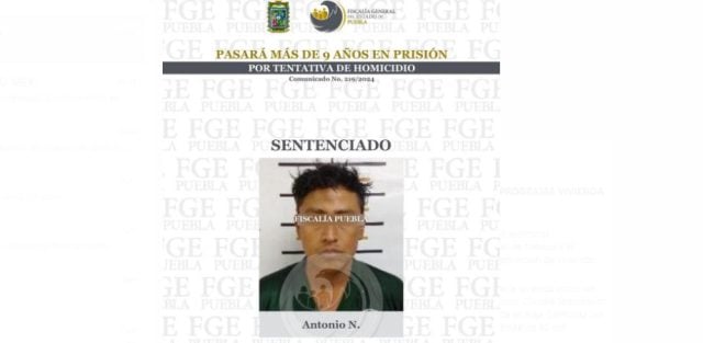 Intento de homicidio de agente investigador y daño en propiedad ajena: 12 años de prisión al atacante