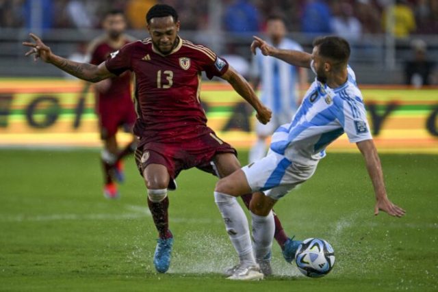 Venezuela luchó y logró empatar 1-1 con la Argentina comandada por Messi