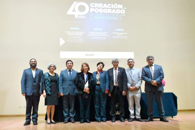 Celebran académicos de la BUAP el 40 aniversario del posgrado en Ciencias Químicas