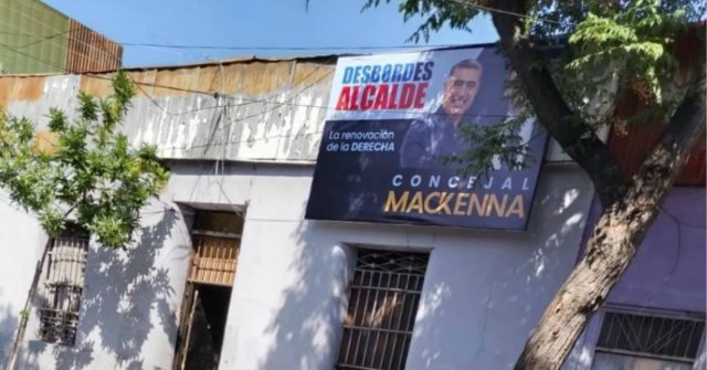 Denuncian «Narco Casa» que exhibe propaganda de Mario Desbordes