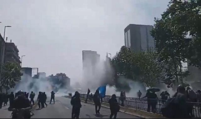 Violenta represión a marcha mapuche en Santiago: “Habían niños y familias”