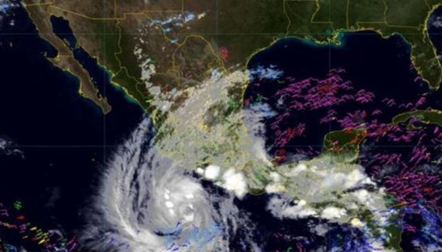 Se esperan lluvias fuertes en Chiapas, Jalisco, Tabasco y Veracruz por tormenta tropical Kristy