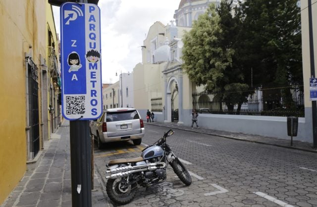 Ayuntamiento de Puebla evalúa continuar con programa de parquímetros en Centro Histórico de la ciudad