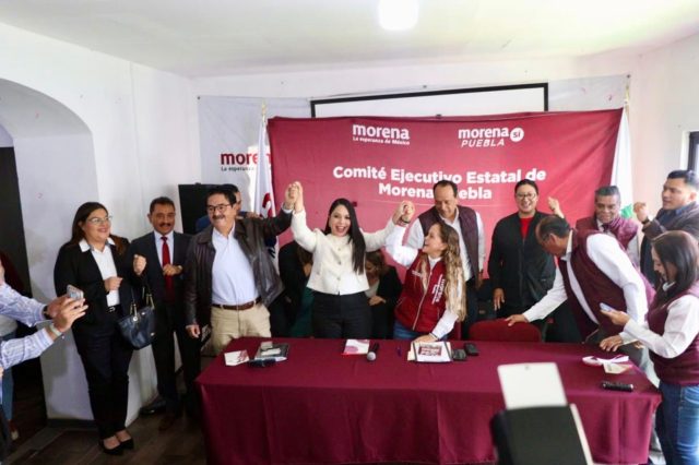 Liderazgos morenistas reafirman triunfo de Tonantzin a horas de asumir presidencia de San Pedro Cholula