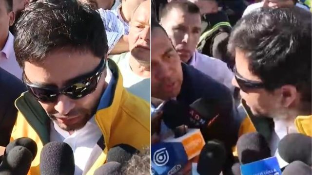 Caos en La Florida: Rodolfo Carter arremete contra la prensa tras ser acusado de estar detrás de la molotov que provocó el incendio de la Toma Dignidad