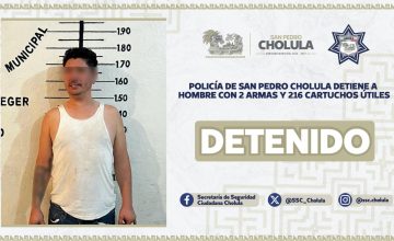 Detenido San Pedro Cholula