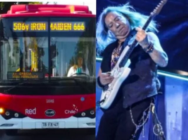 Con el Bus del Rock “Iron Maiden 666”: Transportes se une a la fiesta del metal en el Nacional