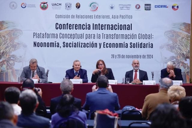 México celebra conferencia internacional sobre noonomía y economía solidaria