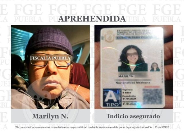 Cae Marilyn C por usurpar funciones de psiquiatra, colaboran Puebla y Tlaxcala