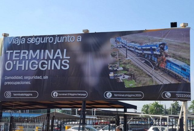 “Impresentable”: Empresa terminal de buses de O”Higgins hace publicidad a costa de la tragedia de trenes