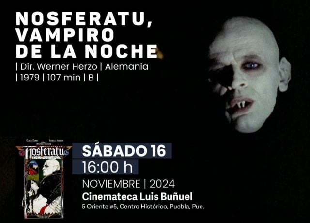 Proyectará Casa de Cultura de Puebla “Clásicos del Terror» en Cinemateca Luis Buñuel