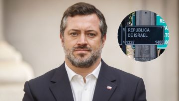 Sebastián Sichel celebra suspensión del cambio de nombre de la Avenida República de Israel: "Una decisión razonable"