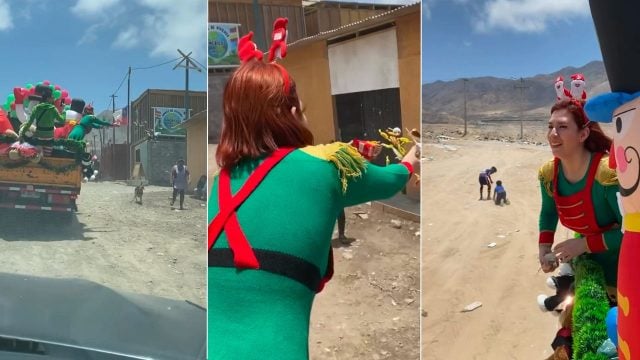 ¿Tradición o humillación? El debate que generó el video de Catalina Pérez arrojando dulces a niños de Antofagasta