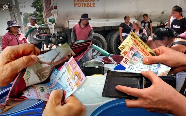 Vecinos de San Felipe Hueyotlipan denuncian «gastadero de dinero» en pipas por falta de agua