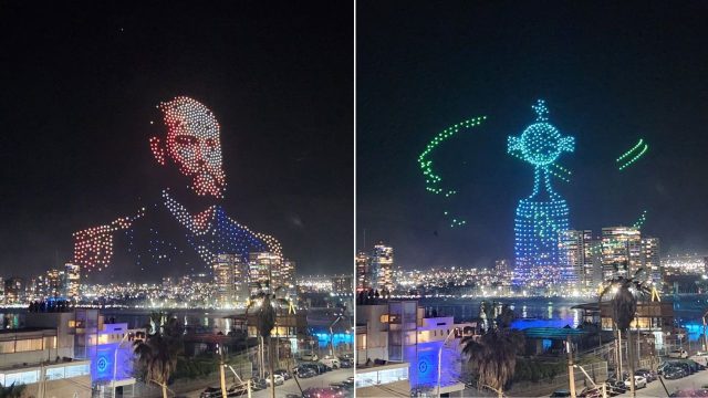 De Arturo Prat a la Copa Libertadores: Así se hizo el impresionante show de mil drones en Iquique