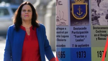 Presentan recurso contra ministra Fernández por polémica exposición que glorifica el rol de la Marina durante el golpe de Estado