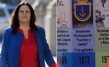 Presentan recurso contra ministra Fernández por polémica exposición que glorifica el rol de la Marina durante el golpe de Estado