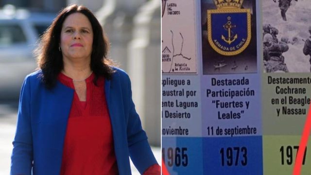 Presentan recurso contra ministra Fernández por polémica exposición que glorifica el rol de la Marina durante el golpe de Estado