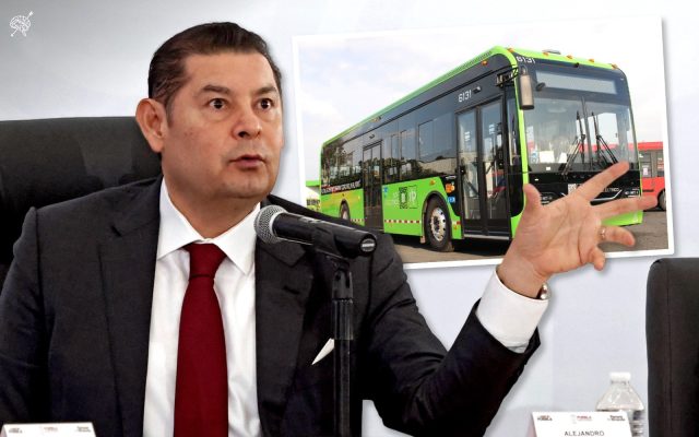 Alejandro Armenta cambiará transporte público a eléctrico en Puebla con financieras nacionales