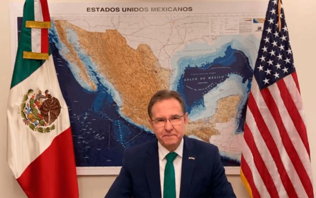 Esteban Moctezuma defiende su trabajo al frente de la embajada de México en EE.UU. y llama a la unidad