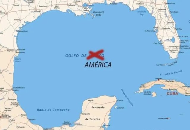 Google cambia en Maps de EE.UU. nombre de Golfo de México a «de América»