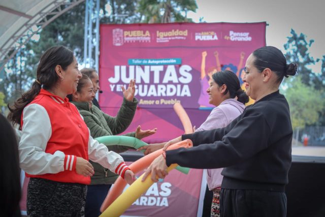 Con «Juntas y en Guardia» poblanas fortalecen su seguridad