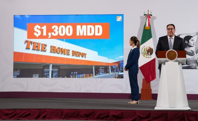 Home Depot invertirá 1,300 mdd en México entre 2025 y 2028 bajo el gobierno de Sheinbaum