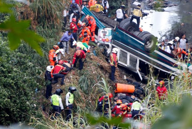 Luto nacional en Guatemala: trágico accidente vial deja decenas de muertos