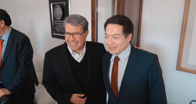 mARIO Delgado y Ricardo Monreal