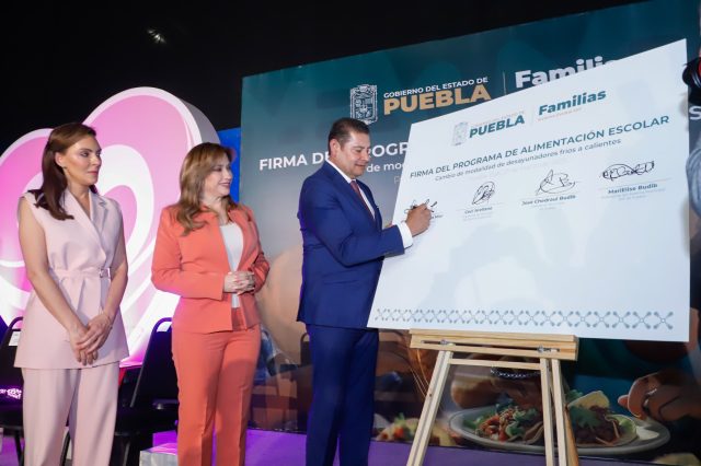 Gobierno de Puebla promueve una alimentación sana para las y los niños de la entidad