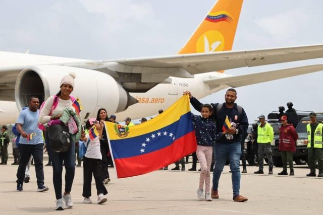 Venezuela y EE.UU. reanudan repatriaciones de migrantes bajo el Plan Vuelta a la Patria